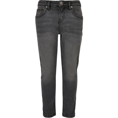 Abbildung von Urban Classics Jeans Straight Leg für Kinder, Größe: 134/140, Black washed