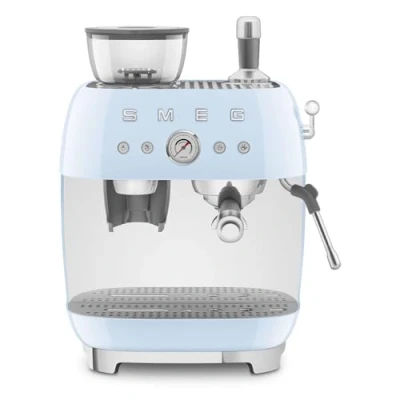 Abbildung von Smeg Espressomaschine &quot;EGF03PBEU&quot;, mit integrierter Kaffeemühle