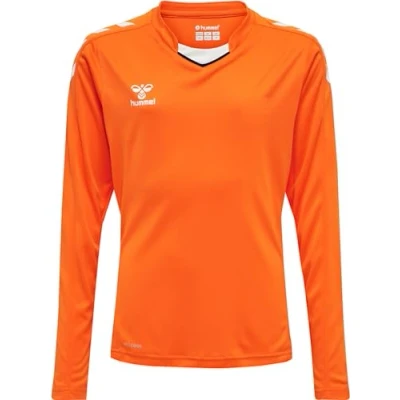 Abbildung von Hummel Hmlcore XK Langarmshirt für Kinder, Größe: 128, Orange tiger