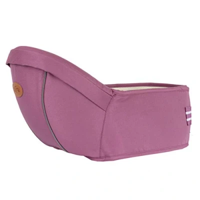 Abbildung von Ergonomische Hipseat Babytrage, Sitzhocker Sitz für das Tragen von Baby Kleinkinder, geringes Gewicht und Arbeitsersparnis Lila Einheitsgröße