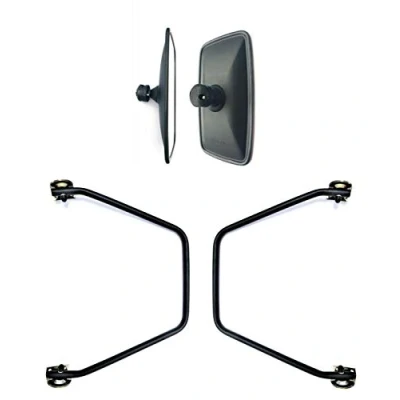 Abbildung von 2x Außenspiegel Seitenspiegel Bagger 280x155 mm Spiegelarm Halterung Spiegelhalter SET