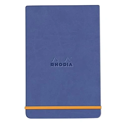 Abbildung von Rhodia 194360C Notizbuch Webnotepad 9x14 cm, 96 Blatt abtrennbar liniert 90 g, 1 Stück, Saphirblau