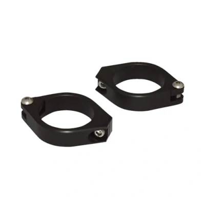 Abbildung von HIGHSIDER CNC Standrohrschellen 38 41mm schwarz 1 Paar