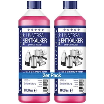 Abbildung von 2x1000ml Universal Entkalker für Kaffeevollautomat und Kaffeemaschine 8 Entkalkungen je 125ml