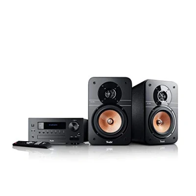 Abbildung von Teufel Ultima 20 Kombo HiFi Stereo Kompaktanlage, Digitalradio DAB+, Bluetooth mit aptX, Musikstreaming, Bassreflex, USB, CD Player schwarz