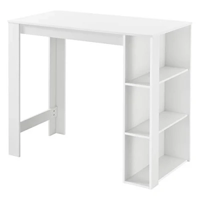Abbildung von en.casa Bartisch, »Danderyd« Bartresen Theke 120 x 60 105,5 cm Weiß