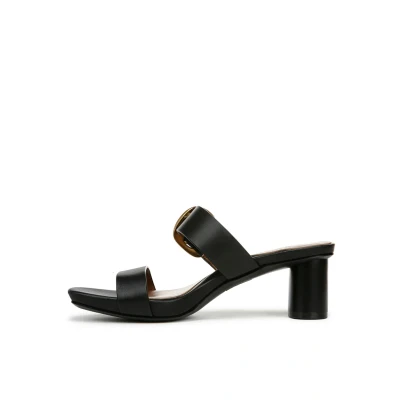 Abbildung von Naturalizer IDA Slide Pantolette hoch, Damen, Größe: 41, Black leather Leder