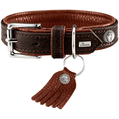 Abbildung von HUNTER Halsband Cody S (45), d braun/cognac 45
