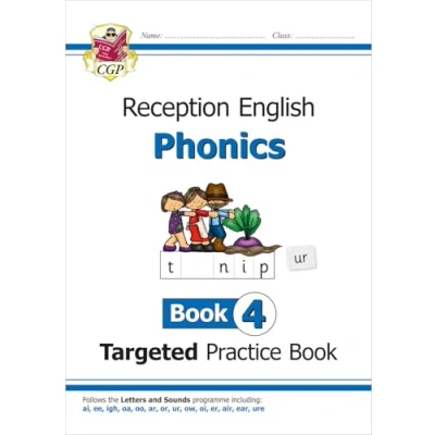 Abbildung von Reception English Phonics Targeted Practice Book 4 (CGP Phonics)