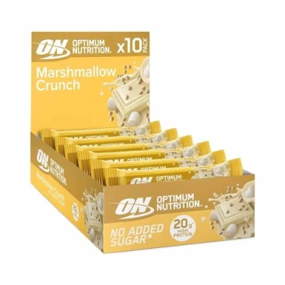 Abbildung von Optimum Nutrition Protein Crisp Bar (10x65g) Marshmallow Crunch
