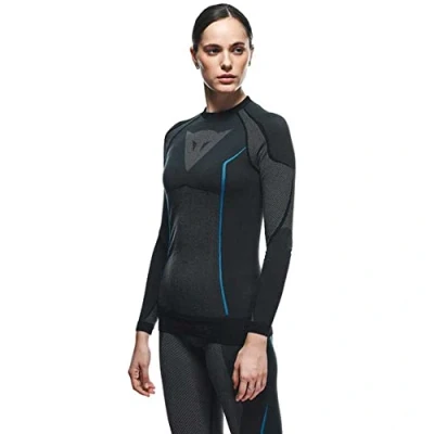 Abbildung von Dainese Damen Dry LS Lady Baselayer Shirt, Schwarz/Blau, M
