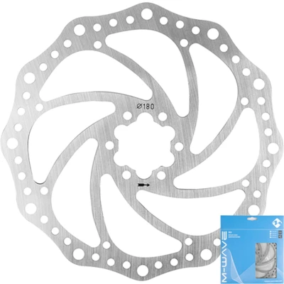 Abbildung von M Wave Unisex Adult BD 180 Bremsscheibe, Silber, mm