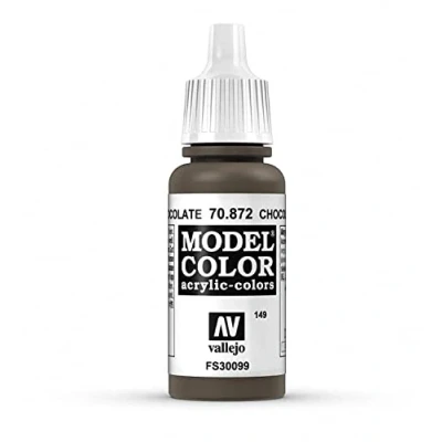 Abbildung von Vallejo, Model Color, Acrylfarbe, 17 ml Schokobraun