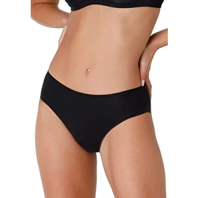 Abbildung von Lovable Slip Midi aus Baumwolle Invisible Cotton Damen , Schwarz 2/S