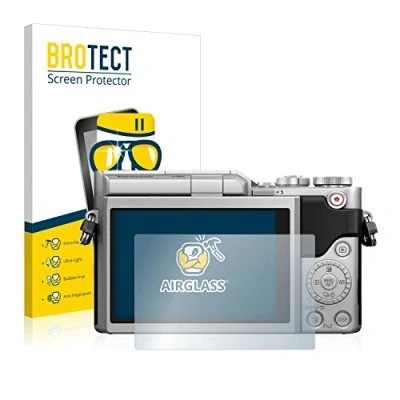 Abbildung von BROTECT Schutzglas für Panasonic Lumix DC GX800 Schutzfolie Panzer Folie Glas [Extrem Kratzfest 9H, Anti Fingerprint, Ultra Transparent]