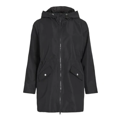 Abbildung von VILA Vitally Water Repellent Jacket Outdoorjacke, Damen, Größe: 34, Black beauty