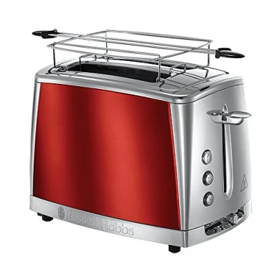 Abbildung von RUSSELL HOBBS Toaster &quot;Luna Solar Red 23221 56&quot;, 2 kurze Schlitze, für Scheiben, 1550 W