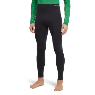 Abbildung von FALKE Herren Baselayer Hose Wool Tech Long M TI Funktionsmaterial Wolle schnelltrocknend 1 Stück, Schwarz (Black 3000), L