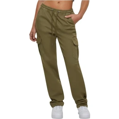 Abbildung von Urban Classics HIGH Waist Cargohose, Damen, Größe: 46, Tiniolive