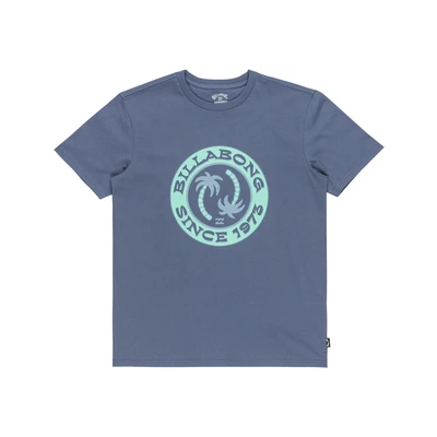 Abbildung von Billabong Tropical PETS Unisex Tshirt print für Kinder, Größe: 147 152, Slate blue