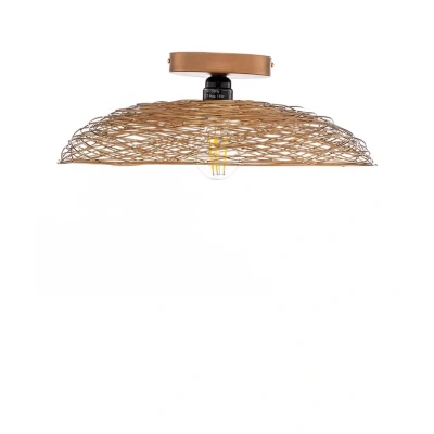 Abbildung von Lindby Deckenleuchte Thorian, Ø 40 cm, goldfarben, Eisen