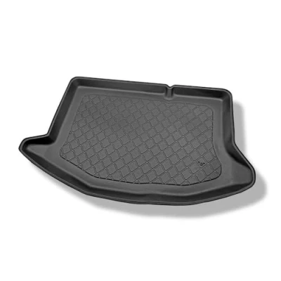 Abbildung von Mossa Kofferraumwanne kompatibel mit Ford Fiesta VI Hatchback (10.2008 06.2017) Kofferraummatte rutschfest Schutzmatte G