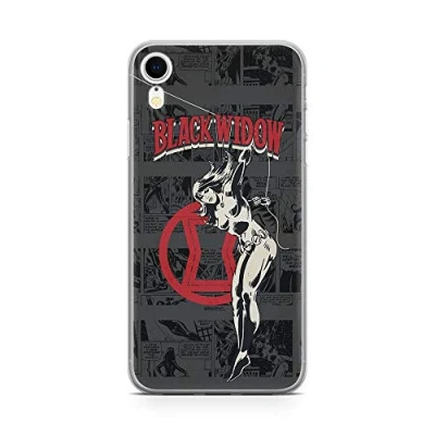Abbildung von ERT GROUP Handyhülle für Apple iPhone XR Original und offiziell Lizenziertes Marvel Muster Black Widow 006 optimal an die Form des Handy angepasst, hülle aus TPU