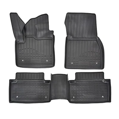 Abbildung von Norm Liners 3D Gummimatten Auto Matten Fussmatten Kompatibel mit Range Rover Evoque ab 2018, Rand cca 4cm, Allwetter, 4Tlg, Premium Qualität