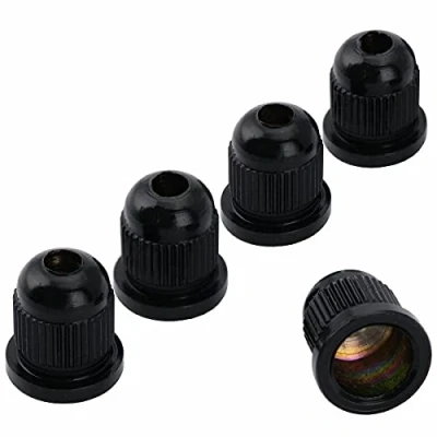 Abbildung von Musiclily Pro 13,2mm Stahl Bass Saitenhülsen String Ferrules Through Body für 4/5 Saiten E Bass, Schwarz (5 Stück)