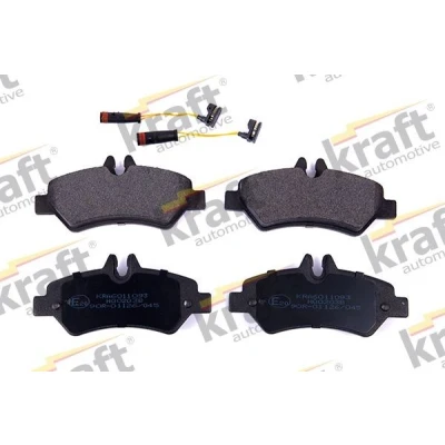 Abbildung von KRAFT 6011093 Bremsbelagsatz Hinterachse MERCEDES BENZ: Sprinter 3.5 T Kastenwagen, 3 Pritsche/Fahrgestell
