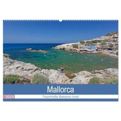 Abbildung von Mallorca Traumhafte Balearen Insel (Wandkalender 2025 DIN A2 quer), CALVENDO Monatskalender
