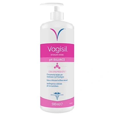 Abbildung von Vagisil Damenunterwäsche pH Balance, Außenhygiene, Damenunterwäsche, mit Präbiotika, stärkt die natürlichen Abwehrkräfte, für den täglichen Gebrauch, 250 ml