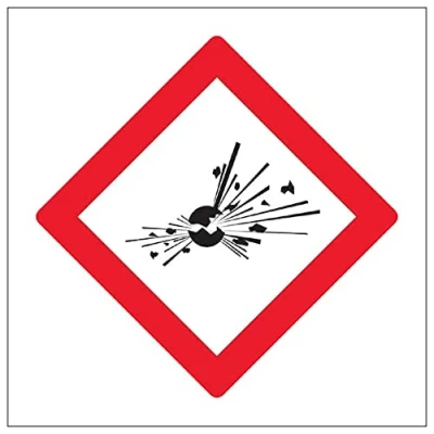 Abbildung von V Safety Explosive 200 x mm Magnetschild