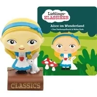 Abbildung von tonies Hörspielfigur Lieblings Klassiker Alice im Wunderland und zwei weitere
