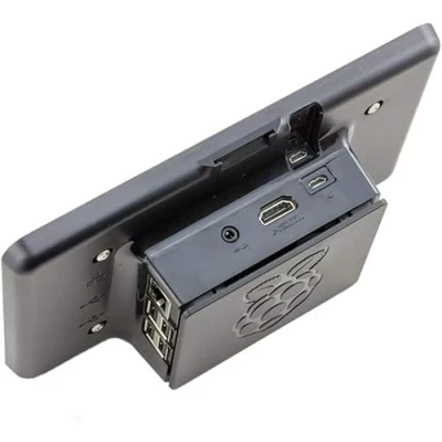 Abbildung von DIGITALRISE Computer Gehäuse für Raspberry Pi 3, 2 und B+ 7&quot; LCD Touchscreen [Schwarz]