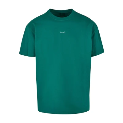 Abbildung von Merchcode LOVE Heavy Oversized Tshirt print, Herren, Größe: Medium, Green