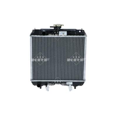 Abbildung von NRF 50020 Kühler, Motorkühlung Aluminium 344 301 36 mit Kappe Kühlrippen gelötet