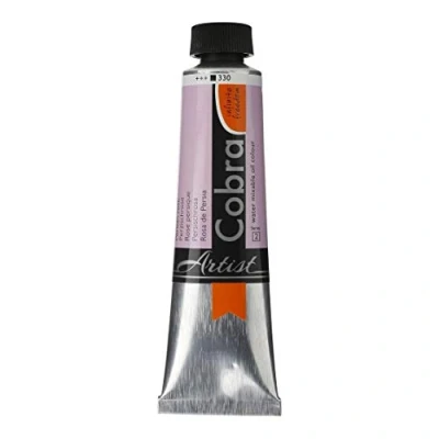 Abbildung von Cobra Talens wassermischbare Ölfarben, 40 ml, 330 Persischrosa