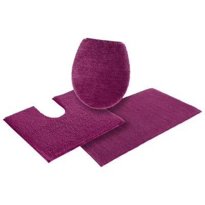 Abbildung von my home Badematte &quot;Vanessa&quot;, Höhe 10 mm, rutschhemmend beschichtet, schnell trocknend fußbodenheizungsgeeignet strapazierfähig, Badteppich, weiche Haptik, unifarben