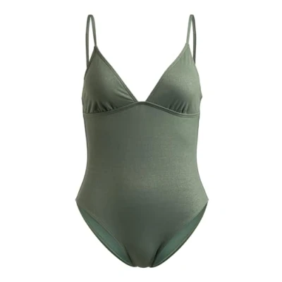 Abbildung von Roxy Shiny WAVE Badeanzug, Damen, Größe: Medium, Agave green