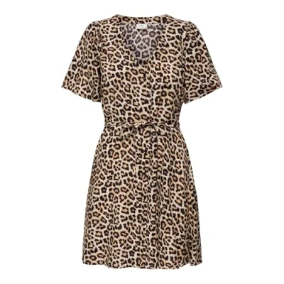 Abbildung von JDY Jdytroya LIFE Short Dress Freizeitkleid, Damen, Größe: XS, Pumice stone