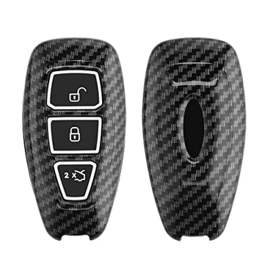 Abbildung von kwmobile Schlüsseltasche Autoschlüssel Hülle für Ford 3 Tasten Keyless Go (1 tlg), Hardcover Schutzhülle Schlüsselhülle Cover Case