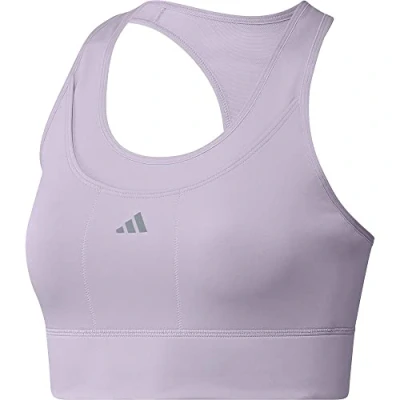 Abbildung von Adidas Run Ms Pkt Bra Damen XL DD Sport BH in Lila für optimalen Halt