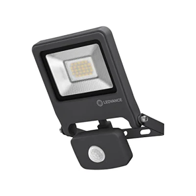 Abbildung von Ledvance LED Flutlichtstrahler ENDURA FLOOD Sensor Cool White, Anstrahlung von Fassaden, fest integriert, Leuchtmittel enthalten, kalt weiß, Sehr helle und funktionelle Außenleuchten