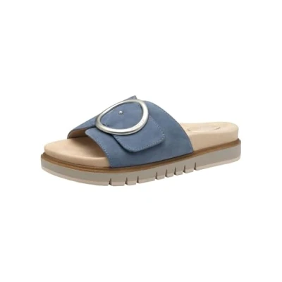 Abbildung von Tamaris Pantolette flach, Damen, Größe: 42, Denim Schuhe