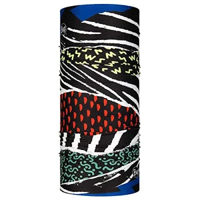 Abbildung von Buff CoolNet® Multifunktionstuch Kinder Blockade Black Einheitsgröße