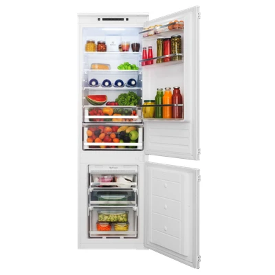 Abbildung von Amica Einbaukühlgefrierkombination EKGCS 387 941, 176,9 cm hoch, 54 breit, Inverter Kompressor