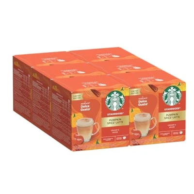 Abbildung von STARBUCKS Pumpkin Spice Latte by Nescafé Dolce Gusto, Dunkle Röstung, Kaffeekapseln 6 x 12 (72 Kapseln)