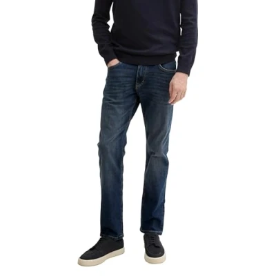 Abbildung von TOM TAILOR Herren 1045908 Marvin Straight Jeans, 10127 Tinted Blue Denim, 36W x 30L