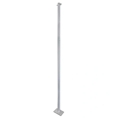 Abbildung von Windhager Sonnensegelmast Basic, 243 cm Höhe, praktische Steckkonstruktion für Montage auf Terrasse oder Rasen